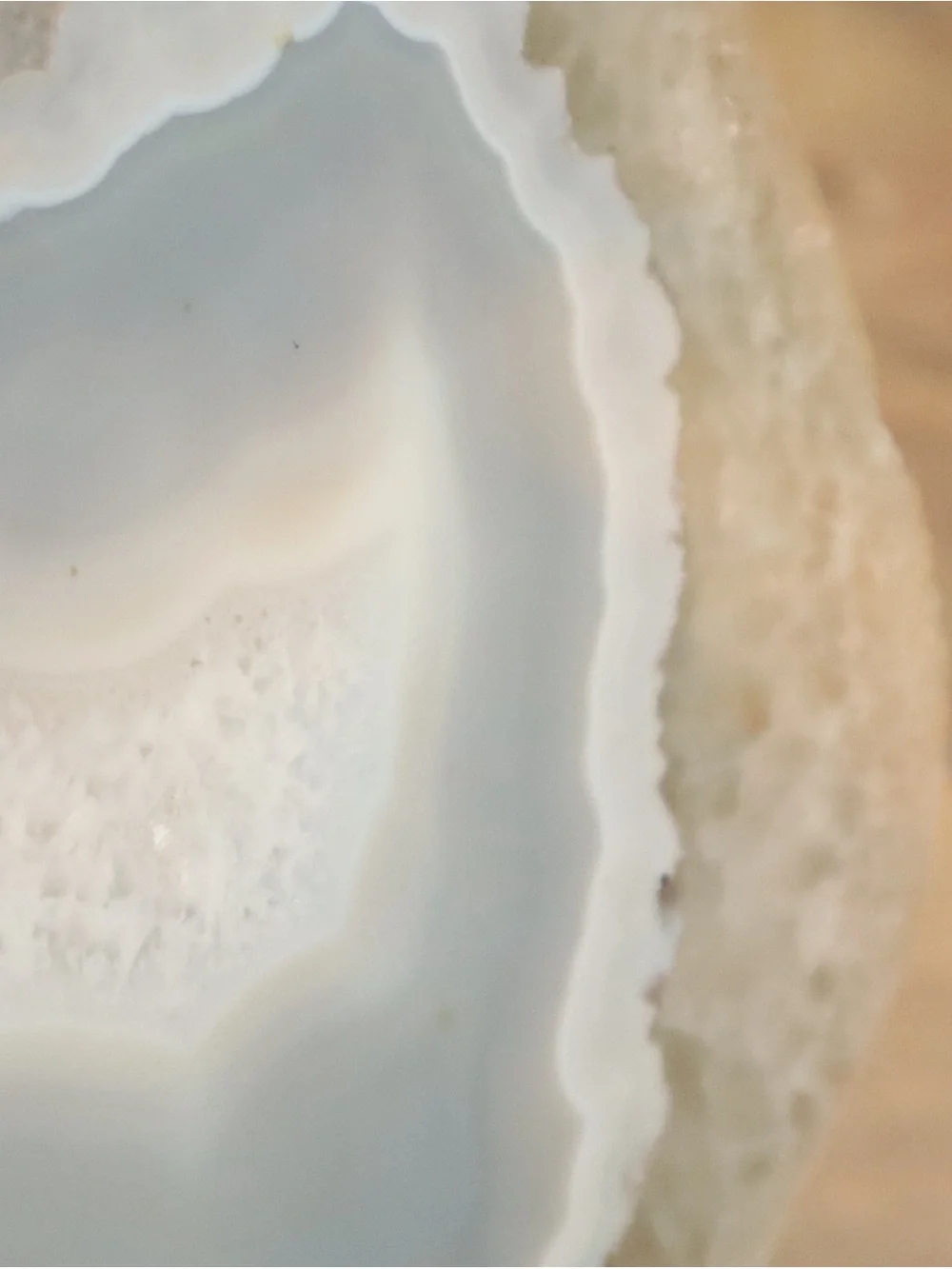 Crystal Agate Geode Display Slice 8 inches & Sun Celestial Decorative Tin⁠